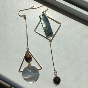 Trendy Geometrical Mismatched Earrings